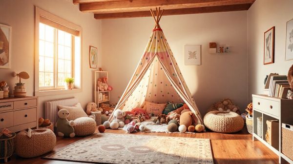 Chambre garçon : idées stylées et créatives pour tipis